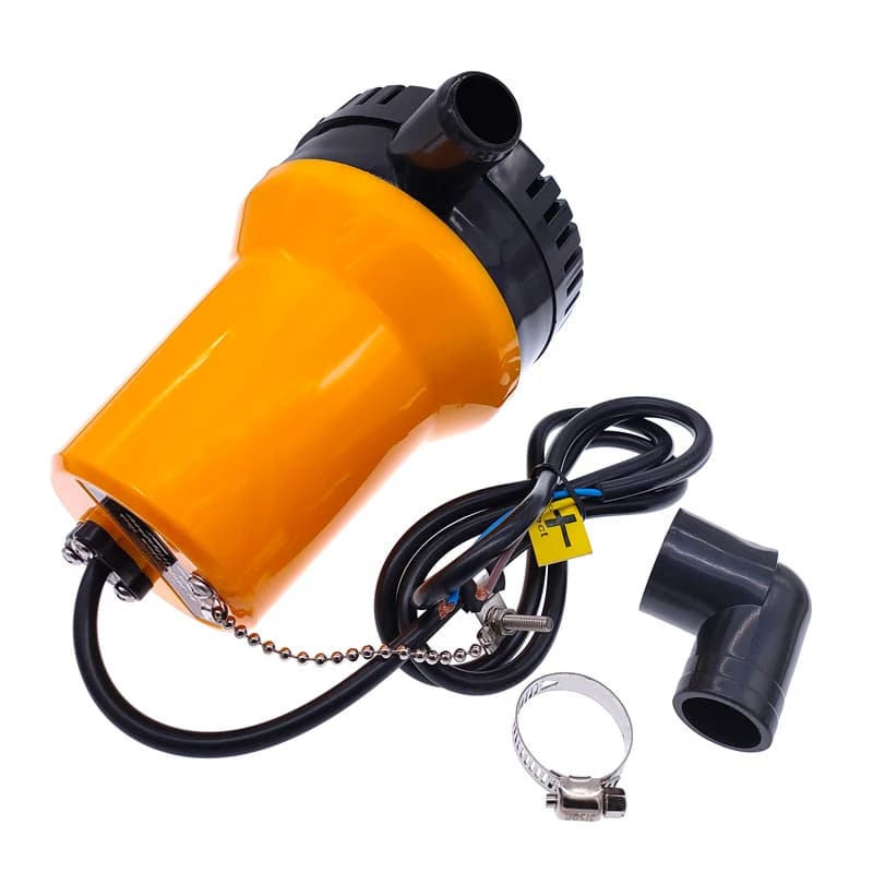 12V Submersible Water Pump | Mini Bilge & Drainage Pump | Household Circulation & Cabin Pumping - Thumbnail 5