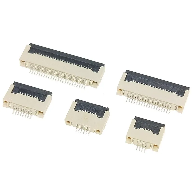 FPC/FFC Connector Set | 0.5mm & 1.0mm Pitch | Flip-Lock Socket for Flat Ribbon Cable - Thumbnail 6