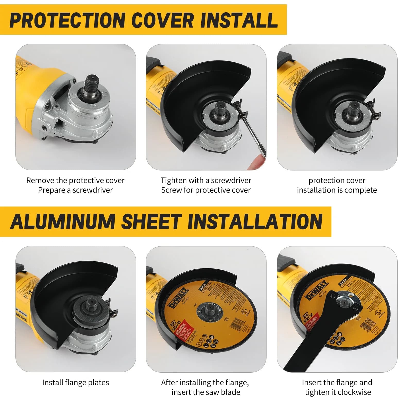 DeWalt DCG406 Cordless Angle Grinder | 20V Power | 125mm Wheel for Professional & DIY Use - Thumbnail 3
