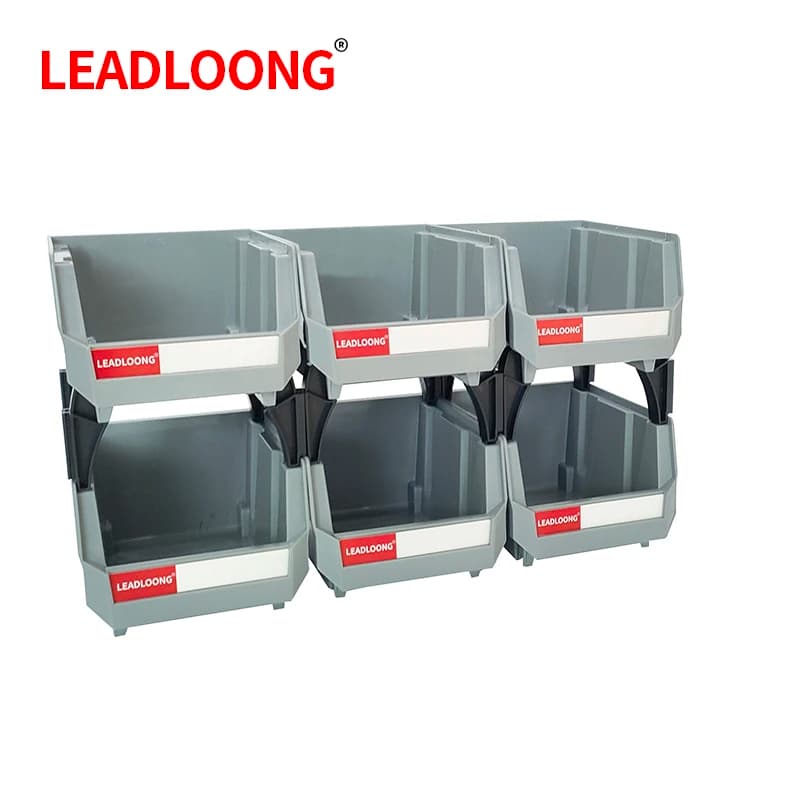 Parts Bin Organizer | 6/24-Pack Stackable Garage Storage | 13.5x10.5x7.6cm Tool Container - Thumbnail 3