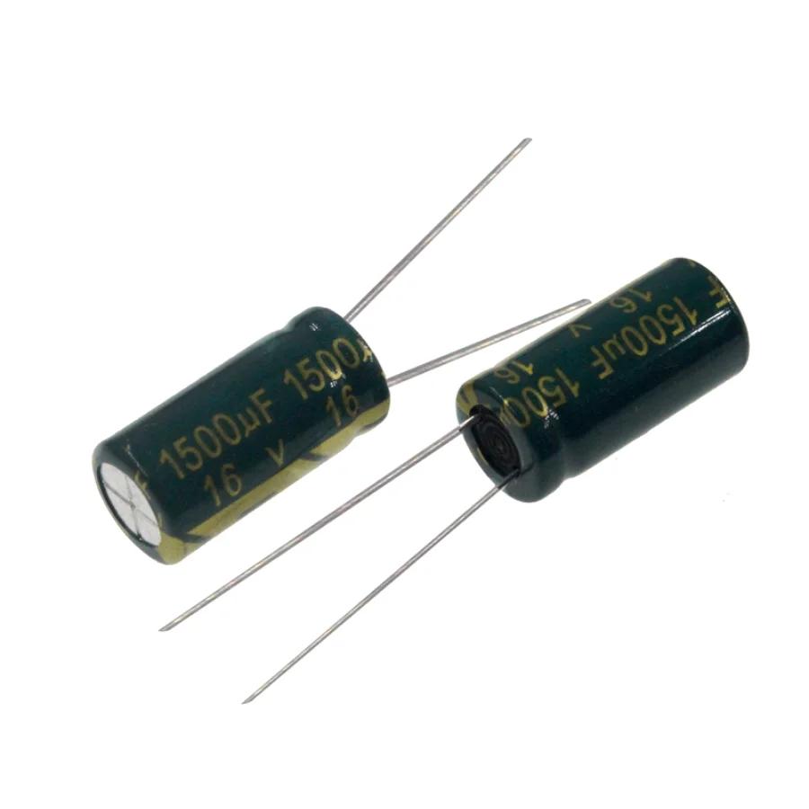 Radial Electrolytic Capacitor | 1500uF 16V | 10x16mm | 50-Piece Professional-Grade Set - Thumbnail 4
