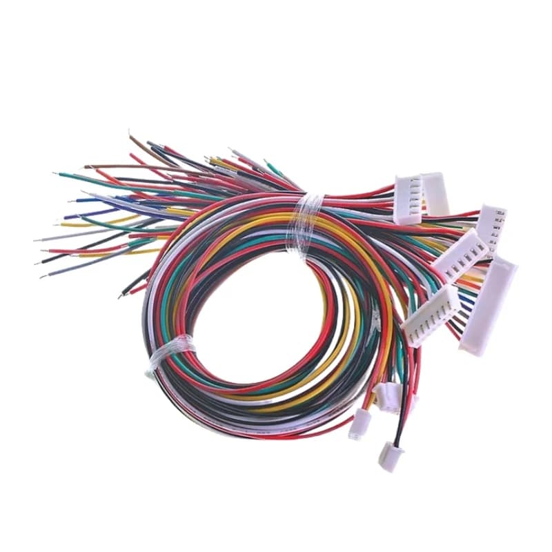 XH2.54 Connector Wire Kit | 10-Piece Tin-Plated Cables | 10-30cm Lengths for Reliable Electronics Assembly - Thumbnail 4