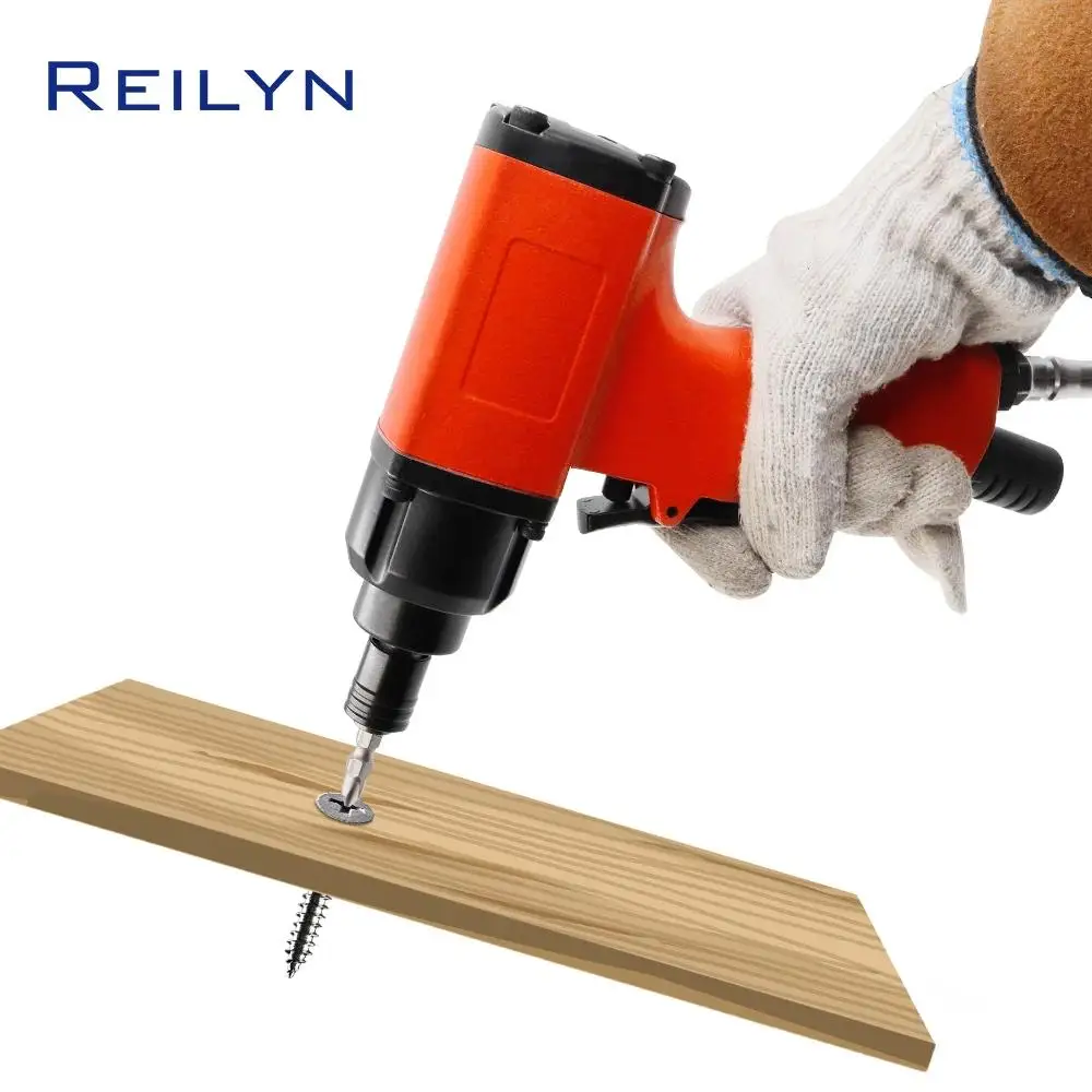 Pneumatic Screwdriver | 15-50 N.M Torque | 11,000 RPM Pistol Grip for Heavy-Duty Fastening - Thumbnail 4