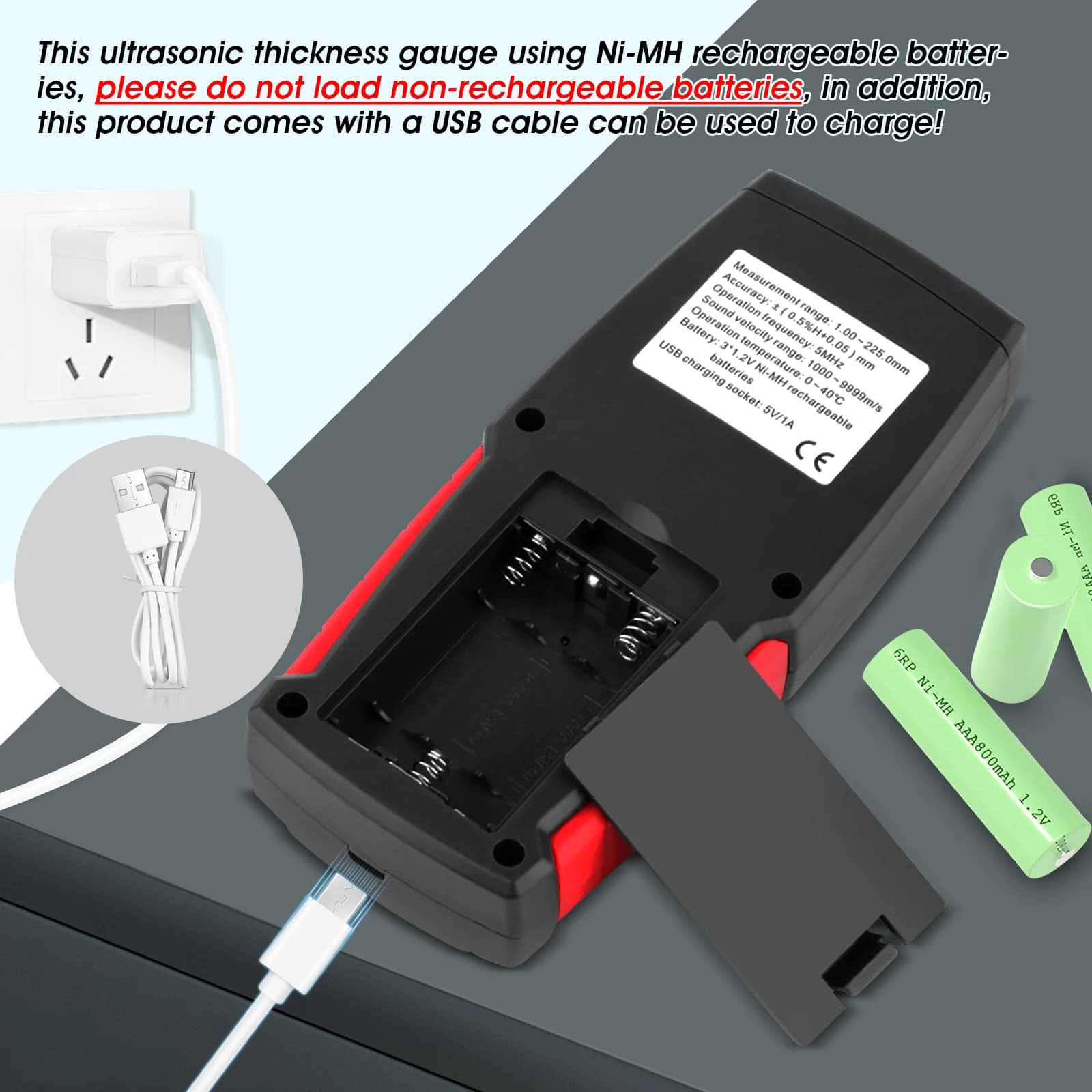 Ultrasonic Thickness Gauge for Non-Destructive Metal & Glass Testing - Thumbnail 5