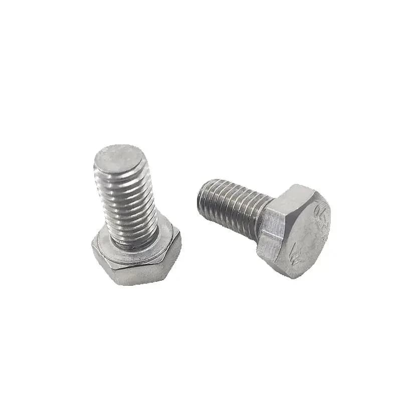 304 Stainless Hex Bolts | M3-M12 Full Thread Cap Screws | DIN933 GB5783 Standard - Thumbnail 4