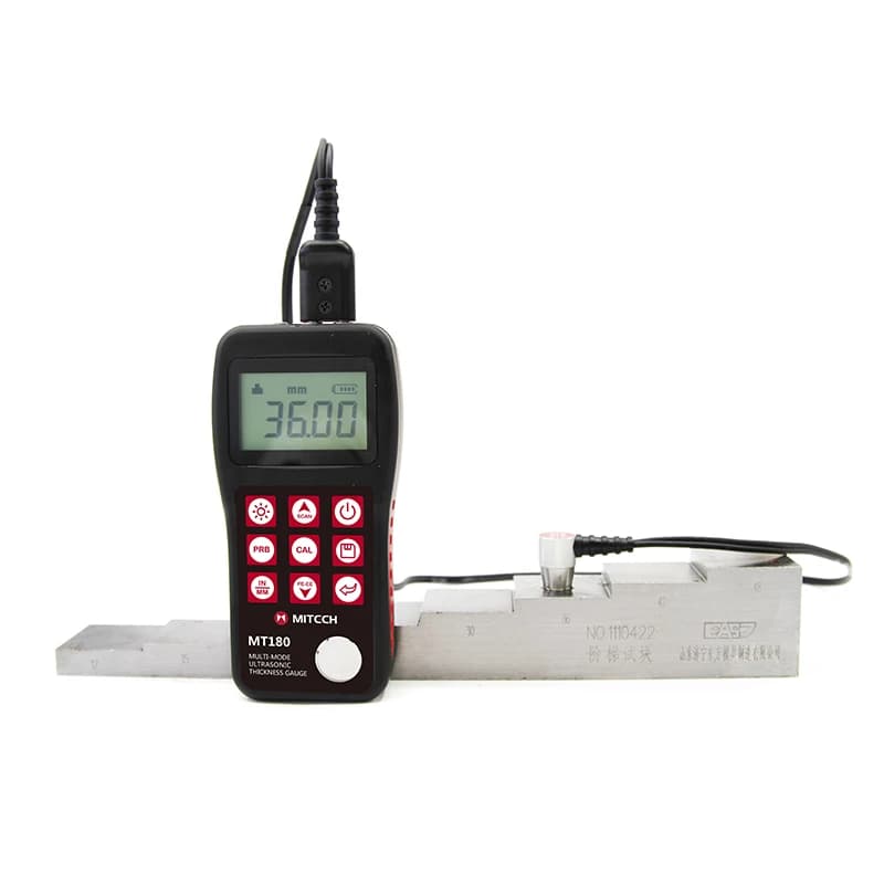 Through-Paint Ultrasonic Thickness Gauge - 3-30mm Range, Multi-Mode P-E & E-E Operation - Thumbnail 4