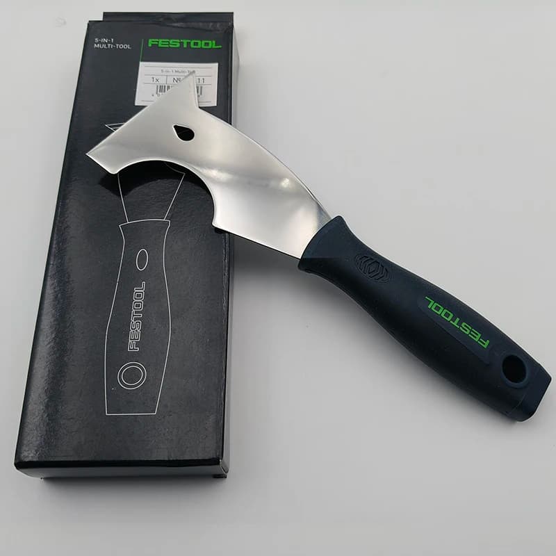 5-IN-1 Multi-Tool Putty Knife | Paint Scraper & Nail Puller | 66411 Hand Tool for Cement - Thumbnail 5