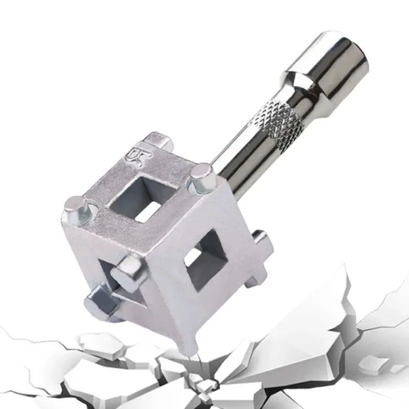 Brake Caliper Piston Rewind Tool | Disc Brake Pad Replacement Kit | Heavy-Duty Service Cube - Thumbnail 2