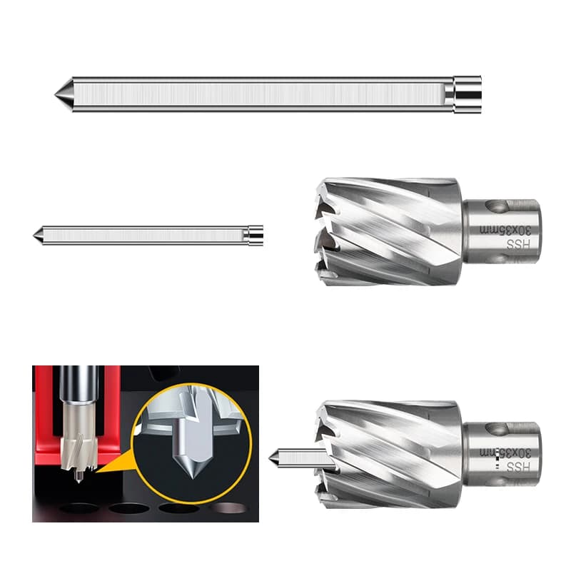 Drill Annular Cutter Set | 7pcs HSS Core Bits 12-22mm | For Stainless Steel & Metal - Thumbnail 3