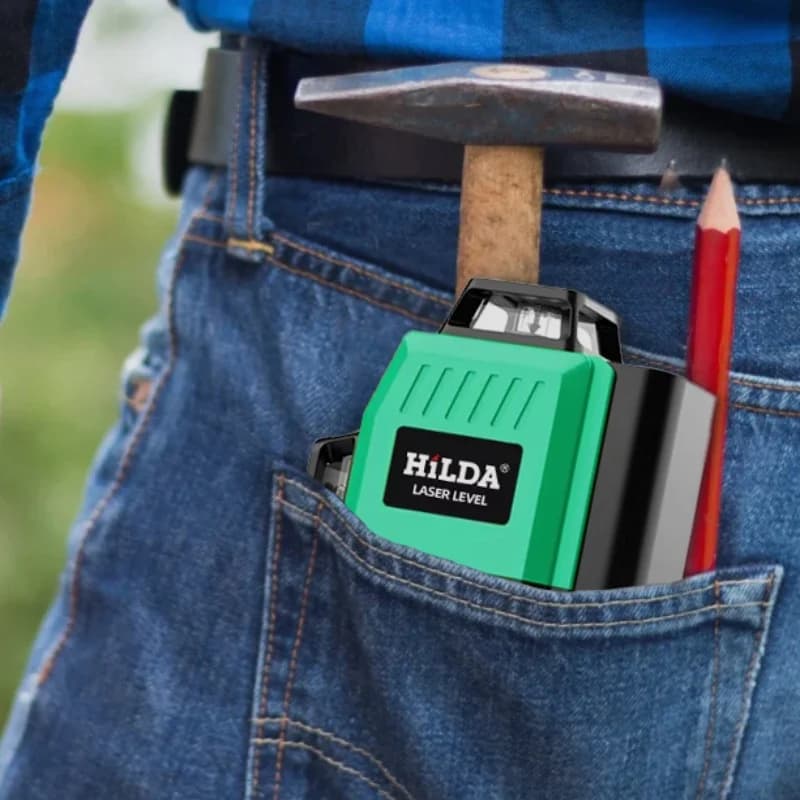 3D/4D Laser Level | 12/16-Line Green Beam | 360° Horizontal & Vertical Self-Leveling - Thumbnail 6