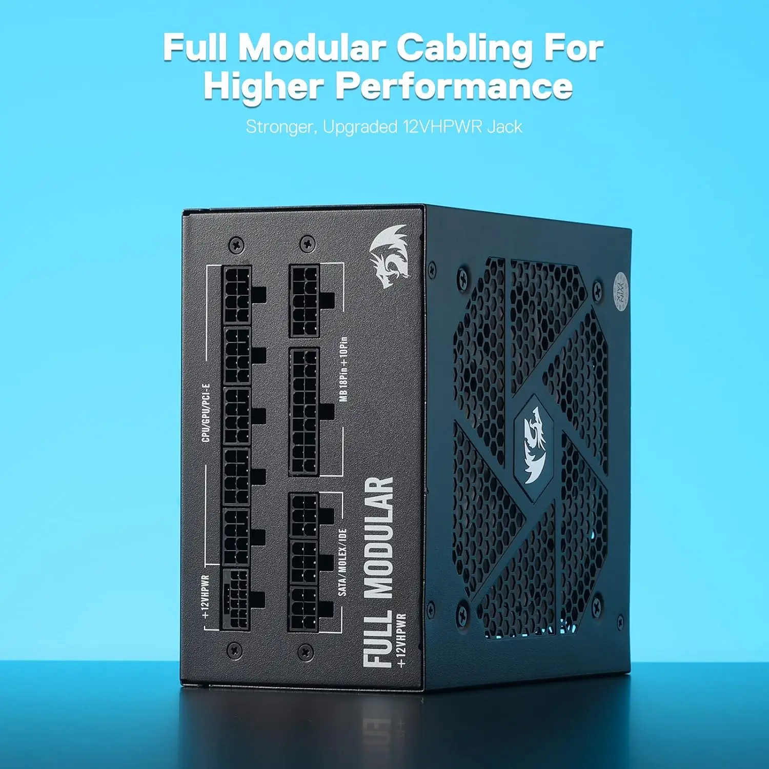 850W ATX 3.0 Power Supply | 80 Plus Gold Certified | Fully Modular & Compact 160mm Design - Thumbnail 2