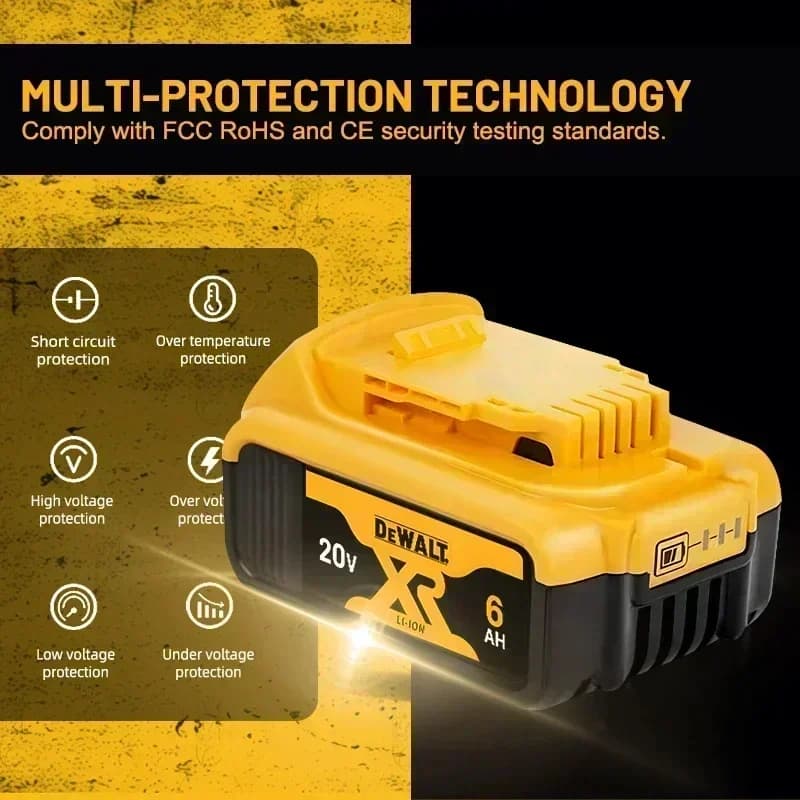 DeWalt DCB206 60V 9.0Ah Battery | High-Capacity Power Tool Replacement for DCB200/DCB205 - Thumbnail 5
