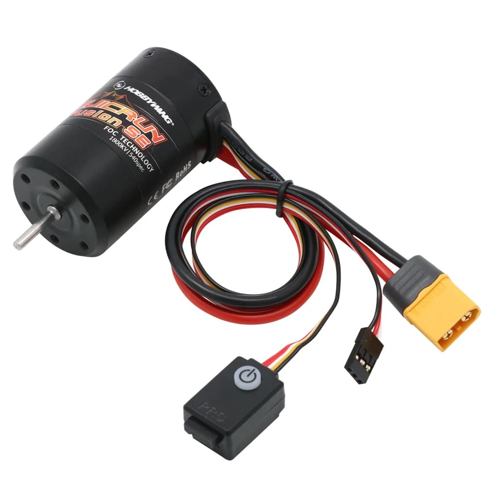 QuicRun Fusion SE Motor & ESC | 1200KV/1800KV Waterproof 2-in-1 | For 1/10 1/8 RC Car - Thumbnail 6