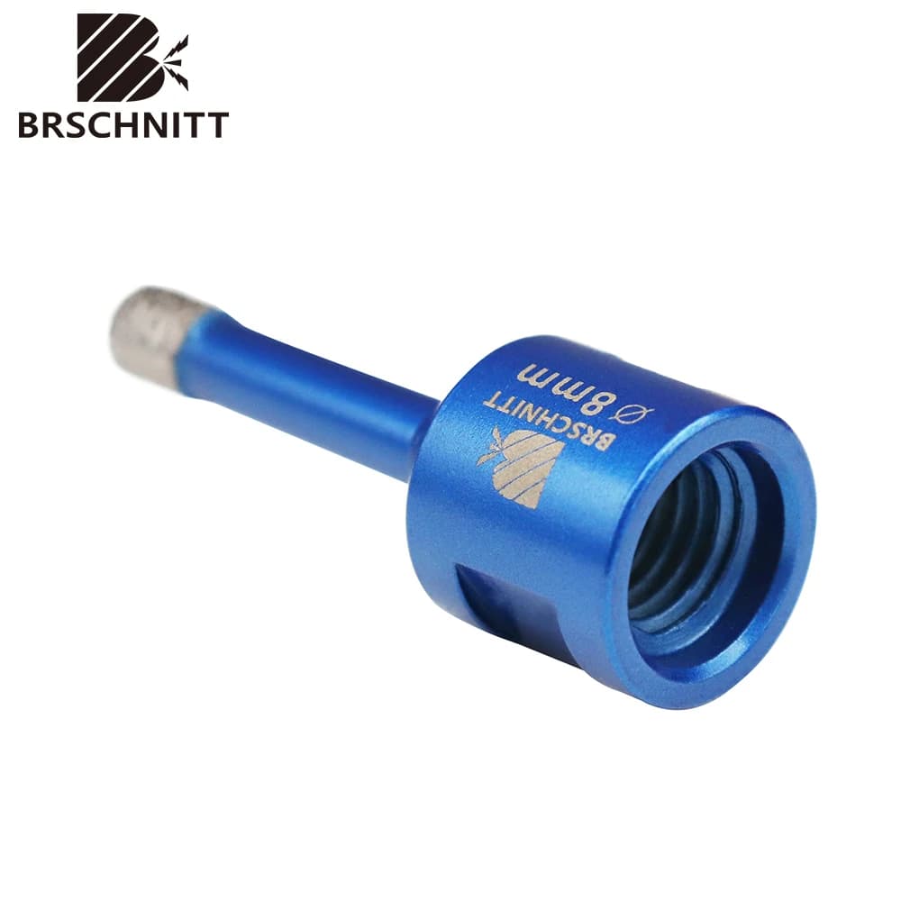 BRSCHNITT Diamond Drills Bit M14 Thread 8mm  Porcelain Cutter Tile Crowns Drilling core bit Hole Saw For Granite Marble Stone - Thumbnail 4