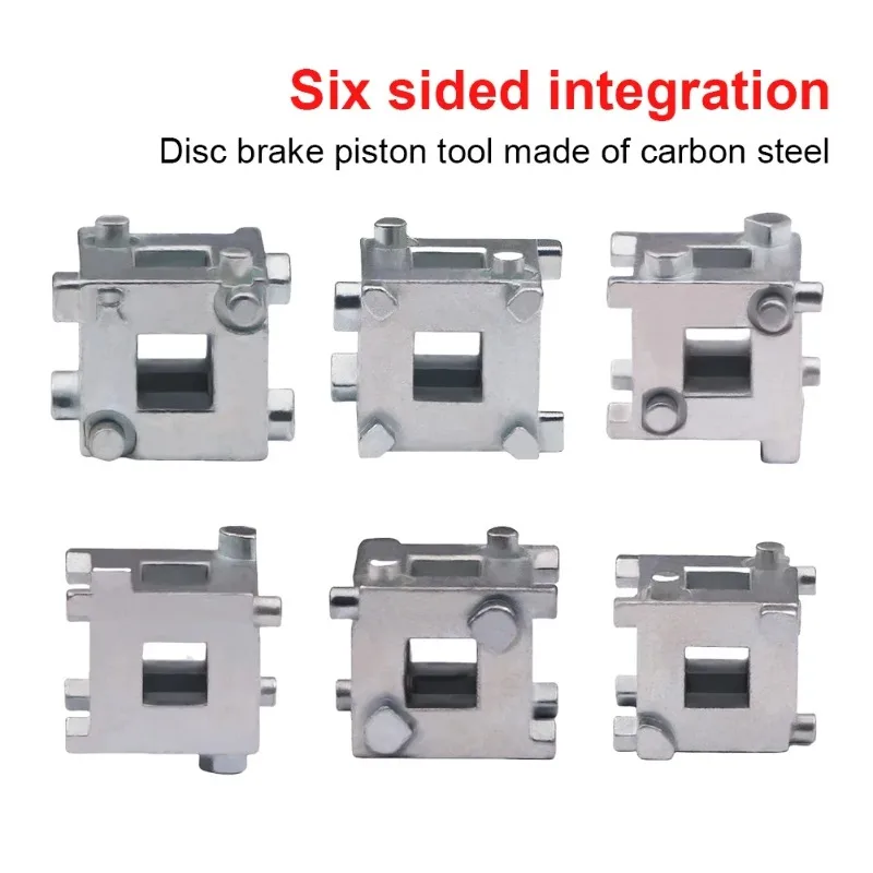 Brake Caliper Piston Rewind Tool | Disc Brake Pad Replacement Kit | Heavy-Duty Service Cube - Thumbnail 5