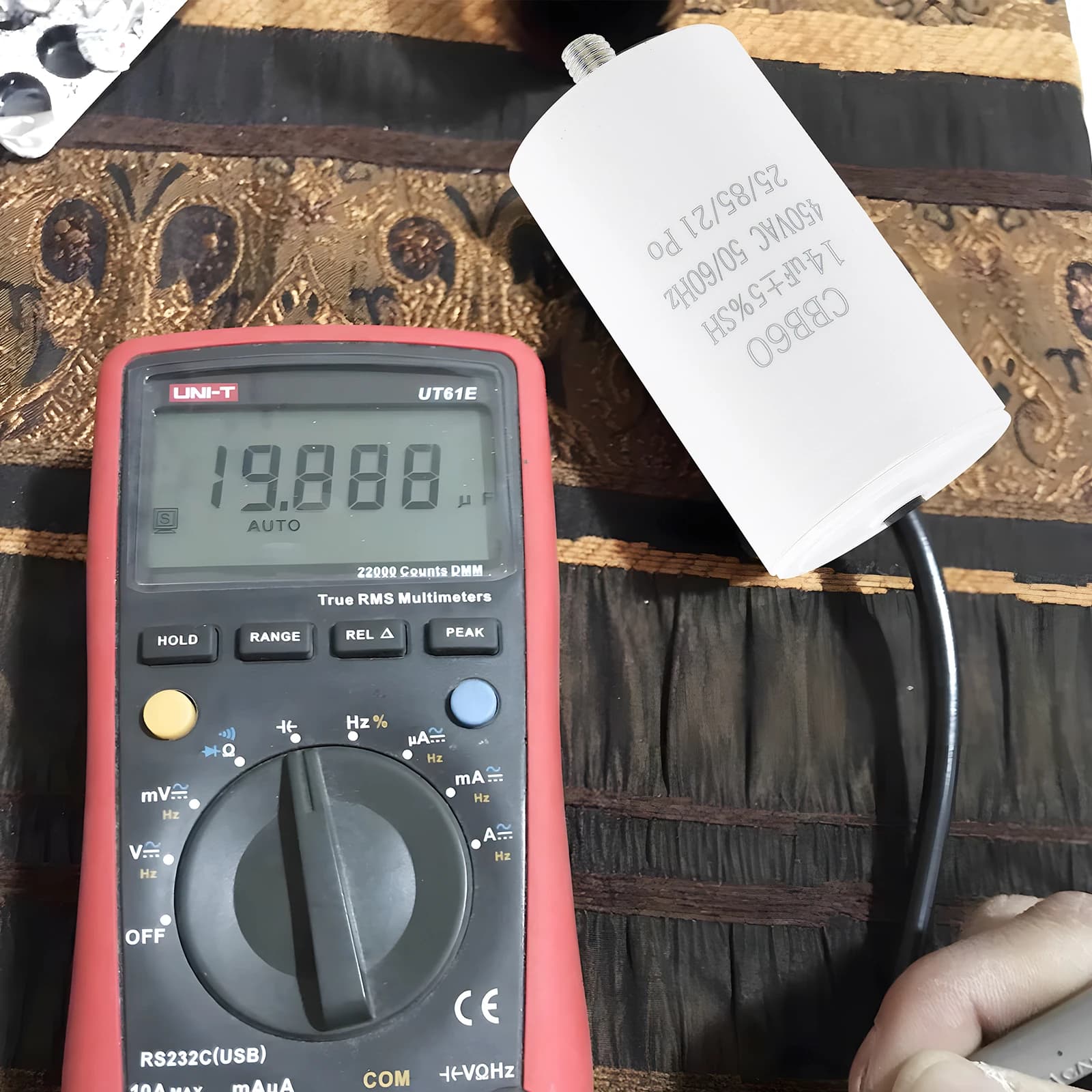 Professional-Grade CBB60 Motor Run Capacitor | 450VAC | For Air Compressor & Water Pump - Thumbnail 5