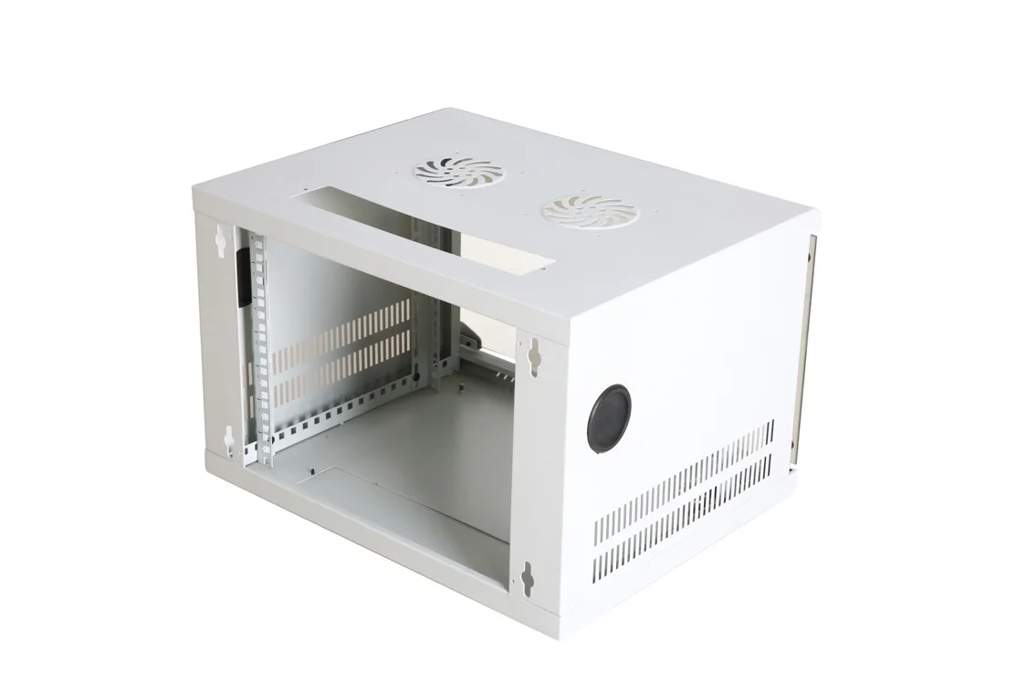 12U Wall-Mount Server Rack | Compact Data Center Cabinet for Network Equipment - Thumbnail 5