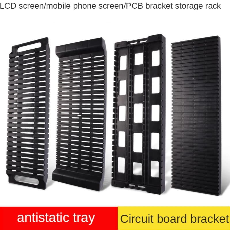 Anti-Static PCB Rack | ESD-Safe Circuit Board Storage & Drying Stand - Thumbnail 2