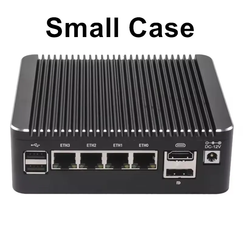 Mini PC Firewall & Home Server | Intel N150/N95 | 4x 2.5G LAN | Fanless Design - Thumbnail 4