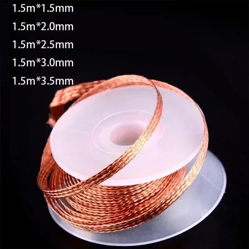 Desoldering Braid | 1.5mm & 3mm Copper Wick | Precision Solder Removal Tool - Thumbnail 3