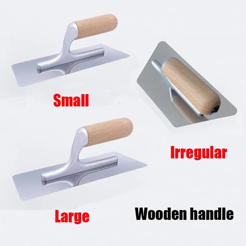 T50 Finishing Trowel | Stainless Steel Blade & Ergonomic Grip | Wall Smoothing & Skimming Tool - Thumbnail 4