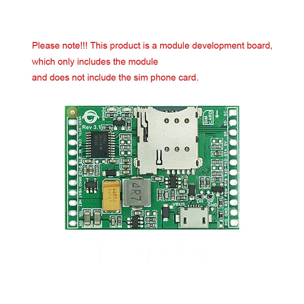 EC200A LTE CAT4 GNSS Module | Development Board Breakout Kit | With Antenna - Thumbnail 2