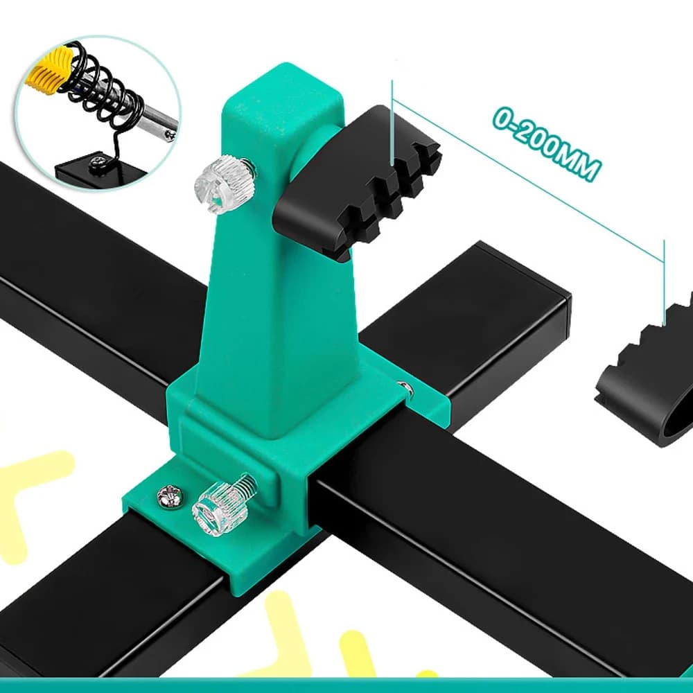 PCB Workstation | 360° Adjustable Circuit Board Holder for Precision Soldering & Repair - Thumbnail 4