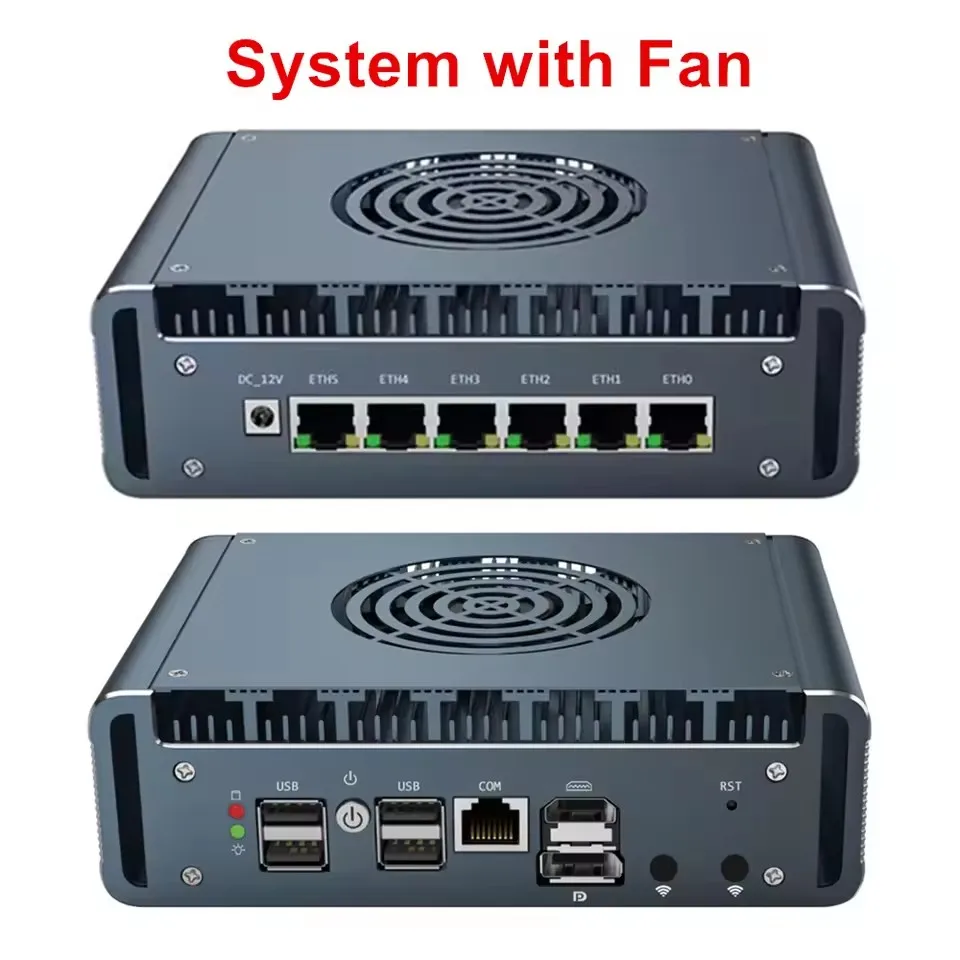 N100 Mini PC Server | 6-Port 2.5G Firewall Appliance | Proxmox & pfSense Ready - Thumbnail 4