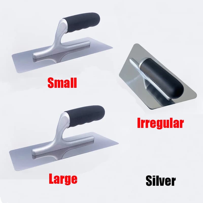 T50 Finishing Trowel | Stainless Steel Blade & Ergonomic Grip | Wall Smoothing & Skimming Tool - Thumbnail 3