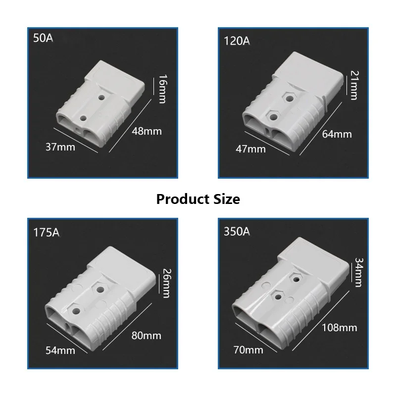 Heavy-Duty Battery Quick Disconnect Plug | 350A 600V DC Connector for Winch & Towing - Thumbnail 4