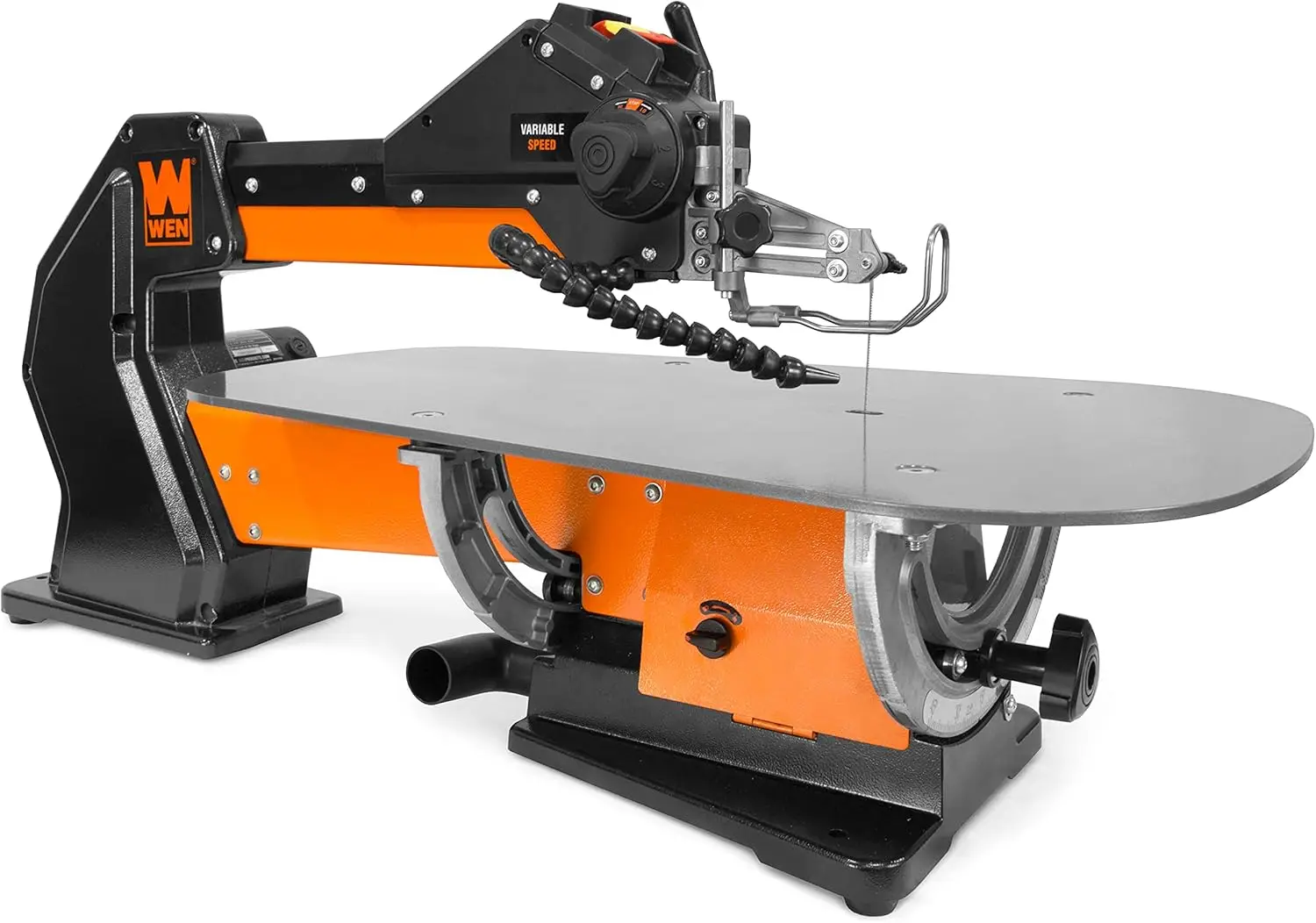 21-Inch Scroll Saw | Variable Speed & Dual-Bevel Table | Precision Woodworking Tool - Thumbnail 3