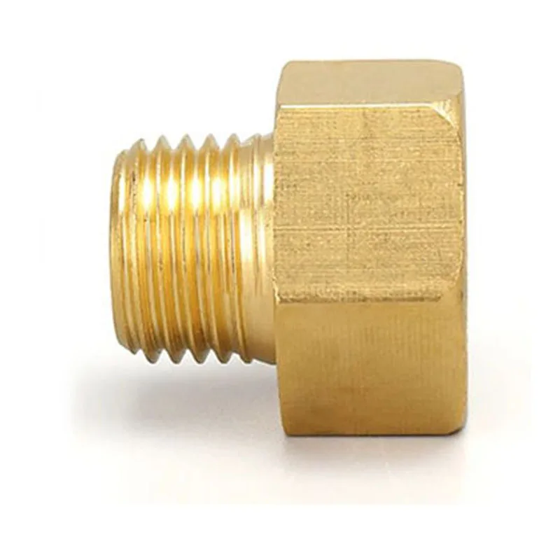 Brass Pipe Fitting | 1/8 Male to Female Threaded Coupler | Durable Plumbing Adapter - Thumbnail 3