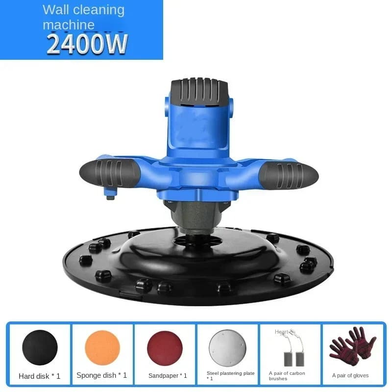 Wall & Floor Polishing Machine | 220V Electric Cement Finisher | Handheld Mortar Equipment - Thumbnail 3