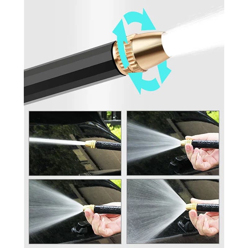 Pressure Water Gun | 8-in-1 Multi-Function Nozzle | Car Washing & Garden Hose Sprayer - Thumbnail 4