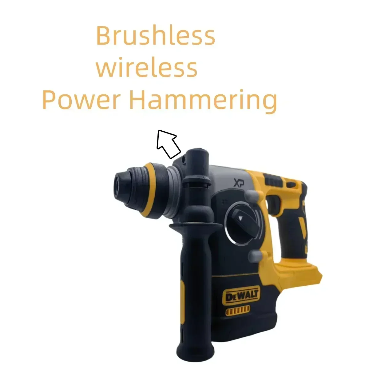 DeWalt 20V MAX SDS Plus Rotary Hammer | Brushless Motor | Professional Cordless Hammer Drill - Thumbnail 4