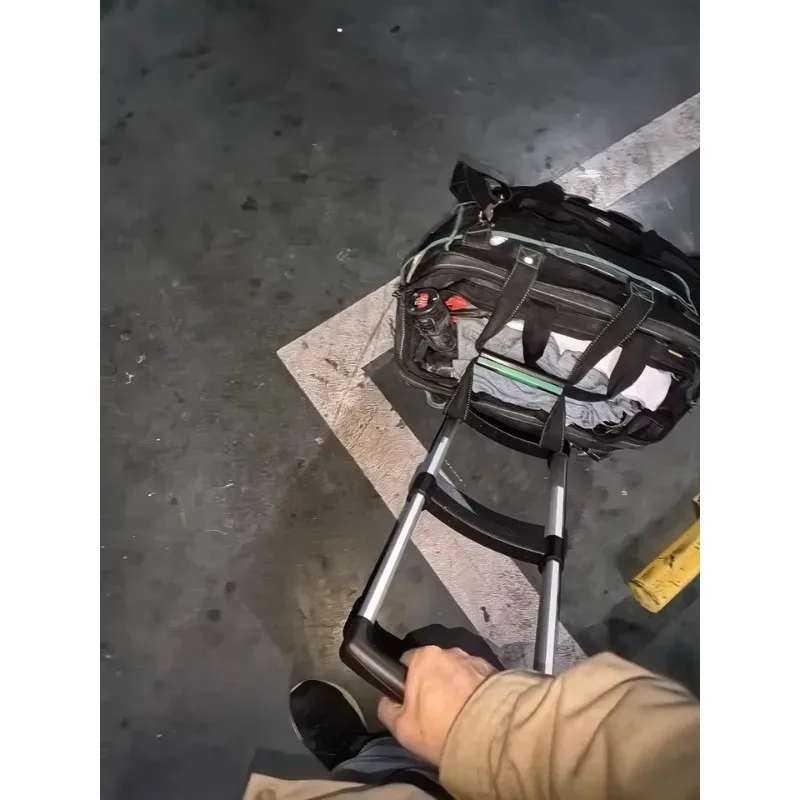 Folding Hand Truck | Lightweight Aluminum Stair-Climbing Cart for Luggage & Shopping - Thumbnail 6