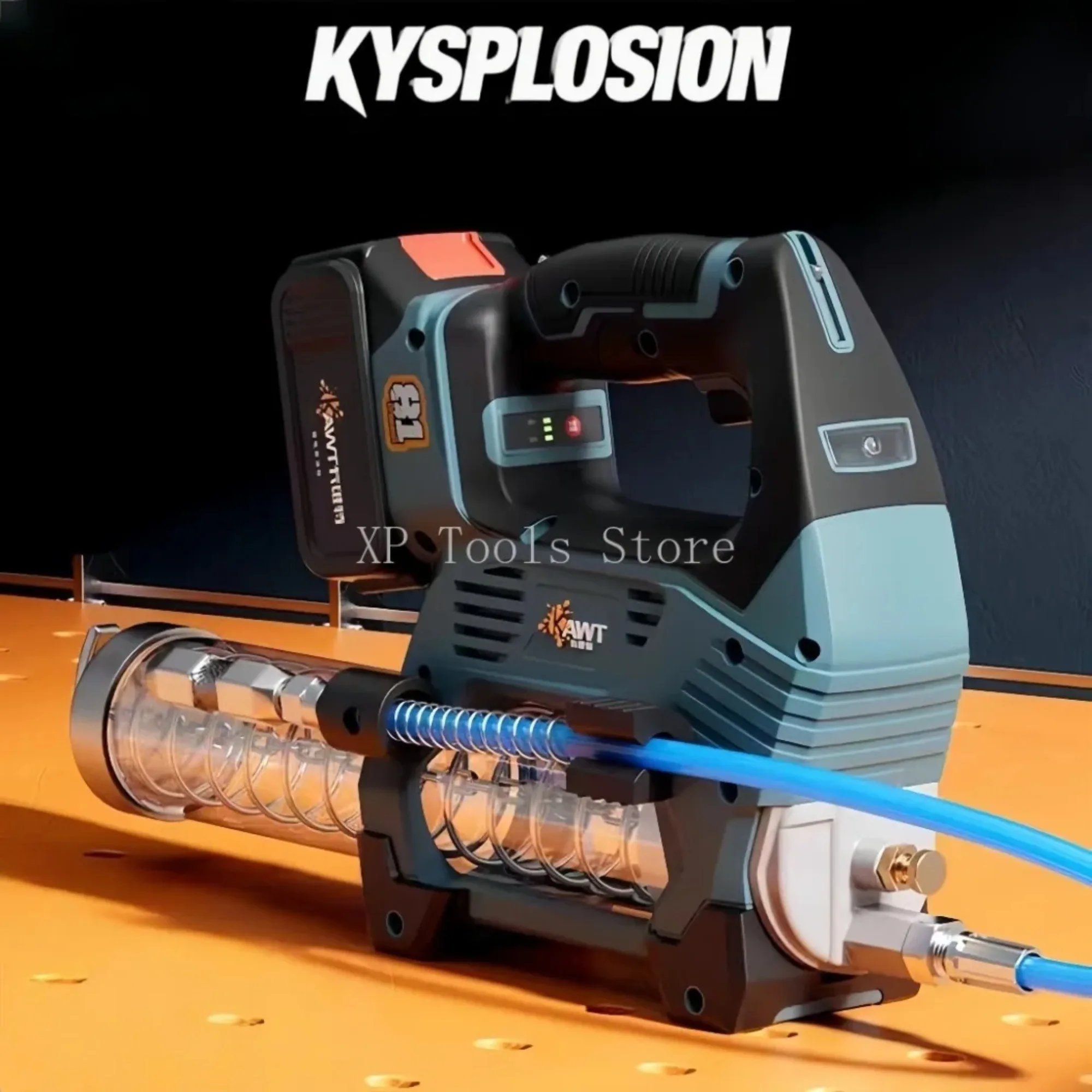 Makita 18V Cordless Grease Gun | High-Pressure Automatic Lubricator for Heavy-Duty Equipment - Thumbnail 5