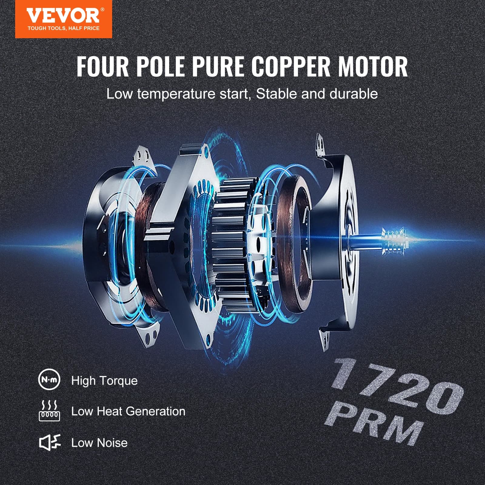 HVAC Vacuum Pump | 7 CFM 2-Stage | AC120V for Refrigeration Maintenance - Thumbnail 2
