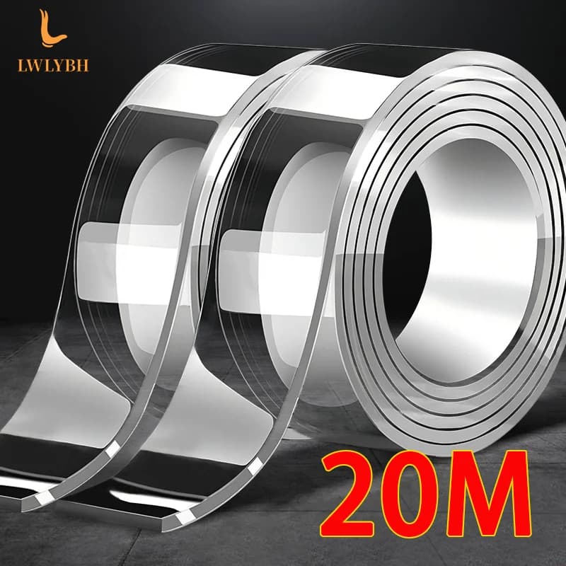 Professional-Grade Double-Sided Mounting Tape | Ultra-Strong, Waterproof & Removable | Invisible Home & Office Solution - Thumbnail 2