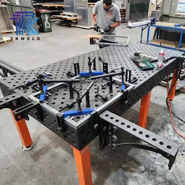 Plasma Nitriding Welding Table | 1000x1000mm Work Surface | 0.5mm Precision for Robotic & Manual Fabrication - Thumbnail 6