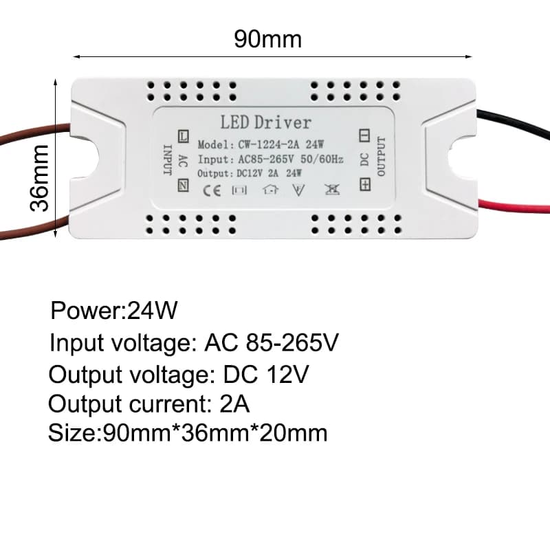 12V DC LED Power Supply | 1A-5A Universal Driver for CCTV & Lighting - Thumbnail 3