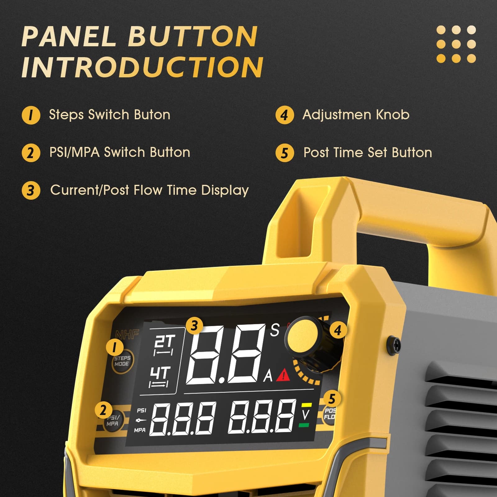 50A Plasma Cutter | 110V/220V Dual Voltage | 3/4 Cutting Capacity | 2T/4T Torch - Thumbnail 4