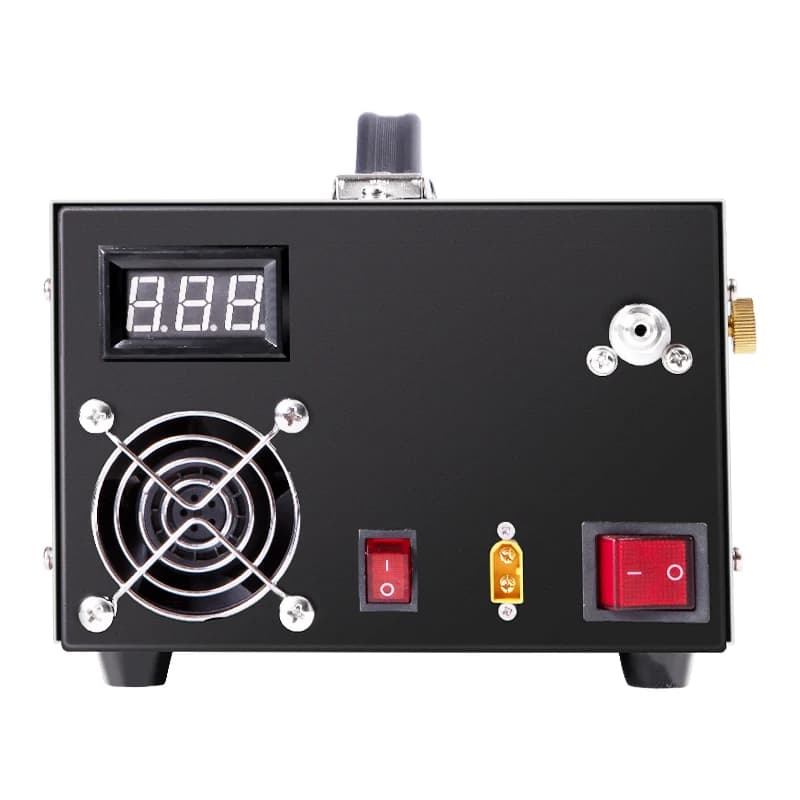 300Bar 4500psi PCP compressor for pneumatic airguns and rifles, featuring 12V DC and 110-220V AC power options with 30MPA high-pressure output.