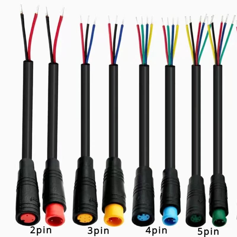 M6 Julet Connector Kit | 6mm E-Bike Brake & Signal Sensor Plugs | 2-5 Pin Set - Thumbnail 2