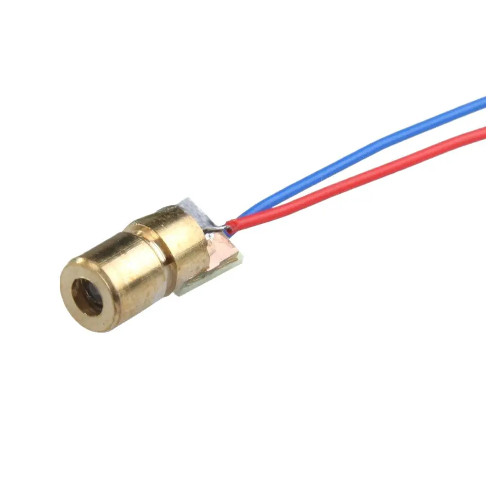 10/20pcs Adjustable Mini Laser Pointer Diode RED Dot Laser Diod Circuit 3V/5V 5mW 650nm Module Pointer Sight Copper Head - Thumbnail 3