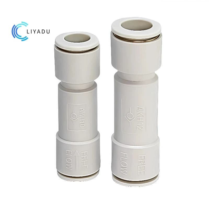 One-Way Air Check Valve | Pneumatic Non-Return Valve | 6mm-12mm Sizes - Thumbnail 3
