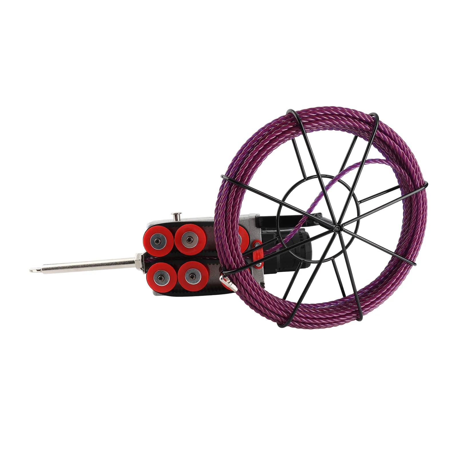 Electric Pipe Threader | 6-Wheel Design | 15-Meter TEP Wire Capacity | Home & Workshop Use - Thumbnail 4