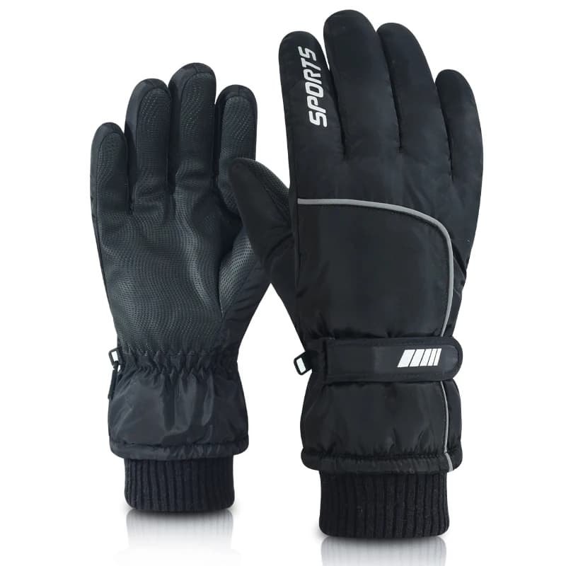 Winter Ski Gloves | Waterproof & Thermal | Touchscreen Motorcycle Riding Gear - Thumbnail 2