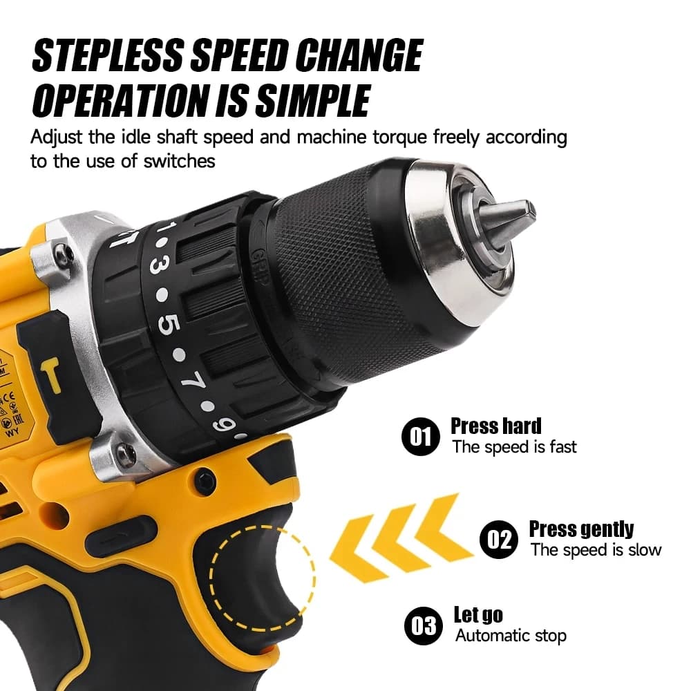 DEWALT Lithium Battery 20V Rechargeable Brushless Compact Electric Screwdriver Hand Drill Impact Drill DCD805 - Thumbnail 5