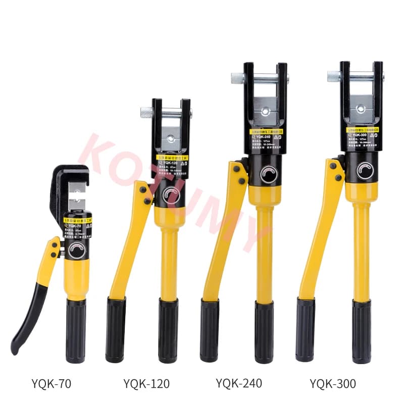 Hydraulic Cable Crimper | 8-Ton Capacity | 6-120mm² Terminal Range | Heavy-Duty Tool - Thumbnail 3